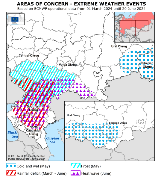 Russia Crop impact July 2024